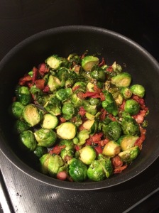 brussel sprouts and bacon paleo thanksgiving friendsgiving